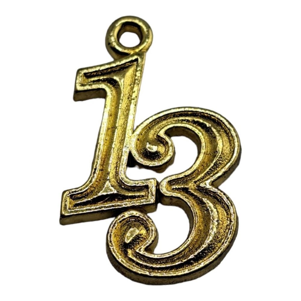 Graduation Tassel Pendant Golden Charm 2013 Jostens Grad, Celebration, Goal